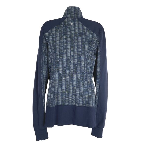 Lululemon Nice Asana Jacket Size 8 Ziggy Wee August Inkwell Zip CJ-1712 - Picture 5 of 7